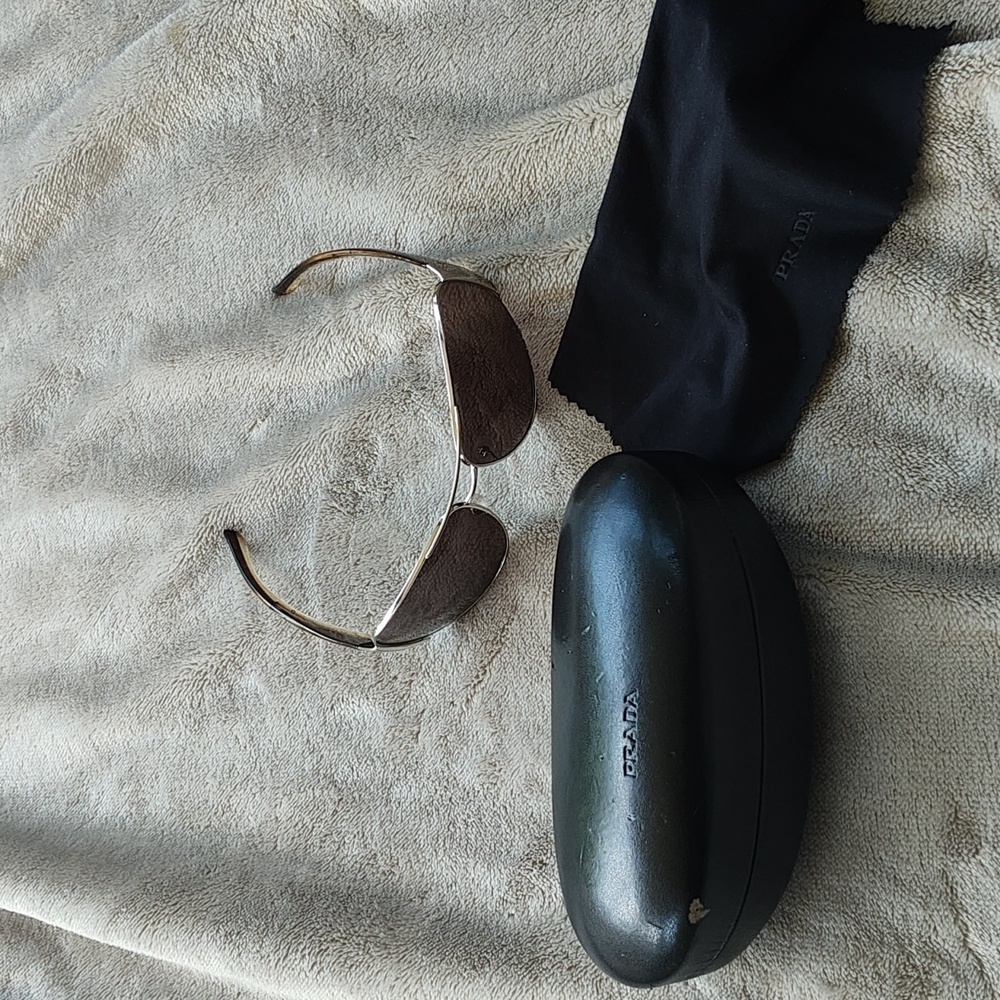 Prada Aviator Unisex Sunglasses Vintage Y2K - Picture 13 of 16